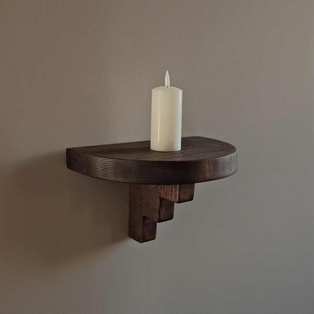 Socle étagère pin brassé — Bosc Design
