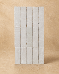 Abat-jour - Zellige blanc