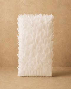 Abat-jour - Prune faux plumassière mat