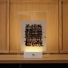 Lampe à poser Arthur — finition thermolaqué blanc