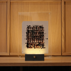 Lampe à poser Arthur — finition thermolaqué gris