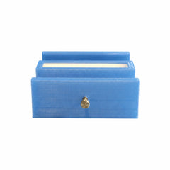 Lampe Arthur rechargeable bleue, socle