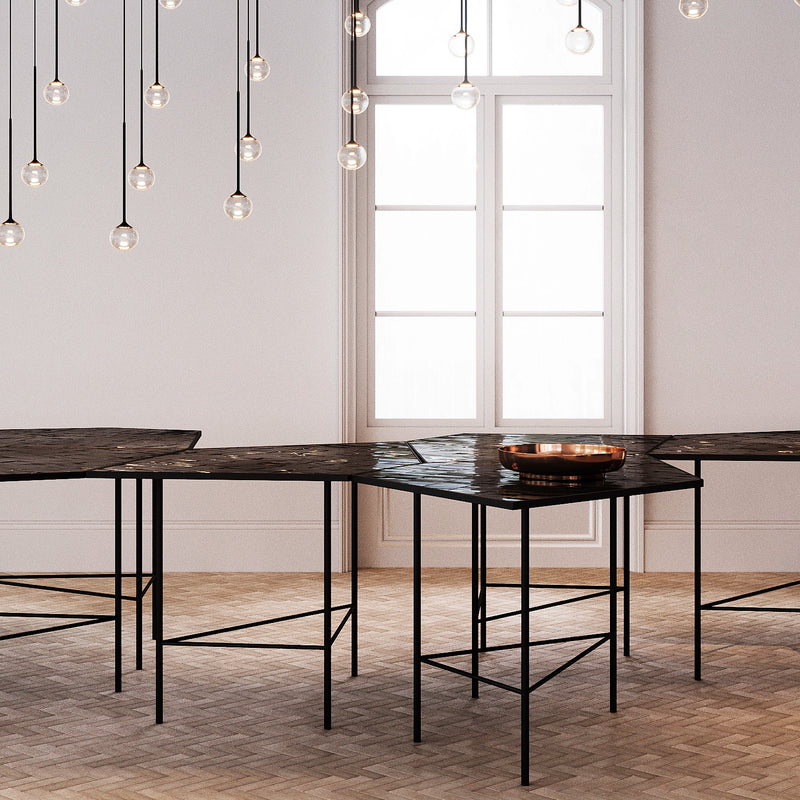 Tables Géométriques — teinte blanc fès