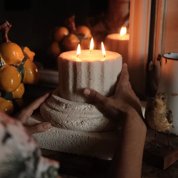 100 % vegetable wax candle - Image 2
